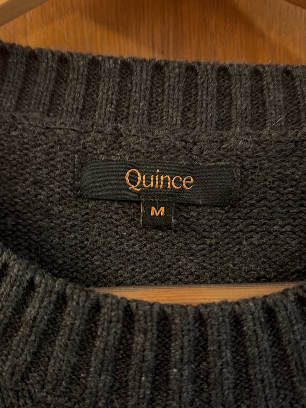 Quince 100% Organic Cotton Boyfriend Crew Sweater - Picture 4 of 4